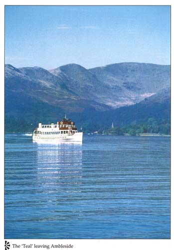 The Teal leaving Ambleside postcards